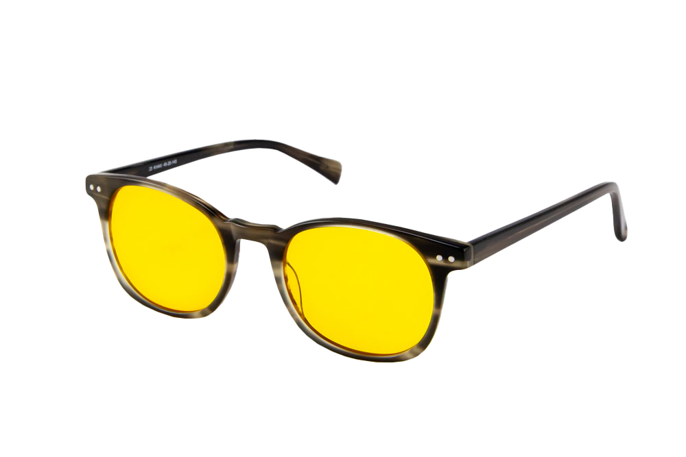 Arrow Light Sensitivity Glasses Readers Angled View