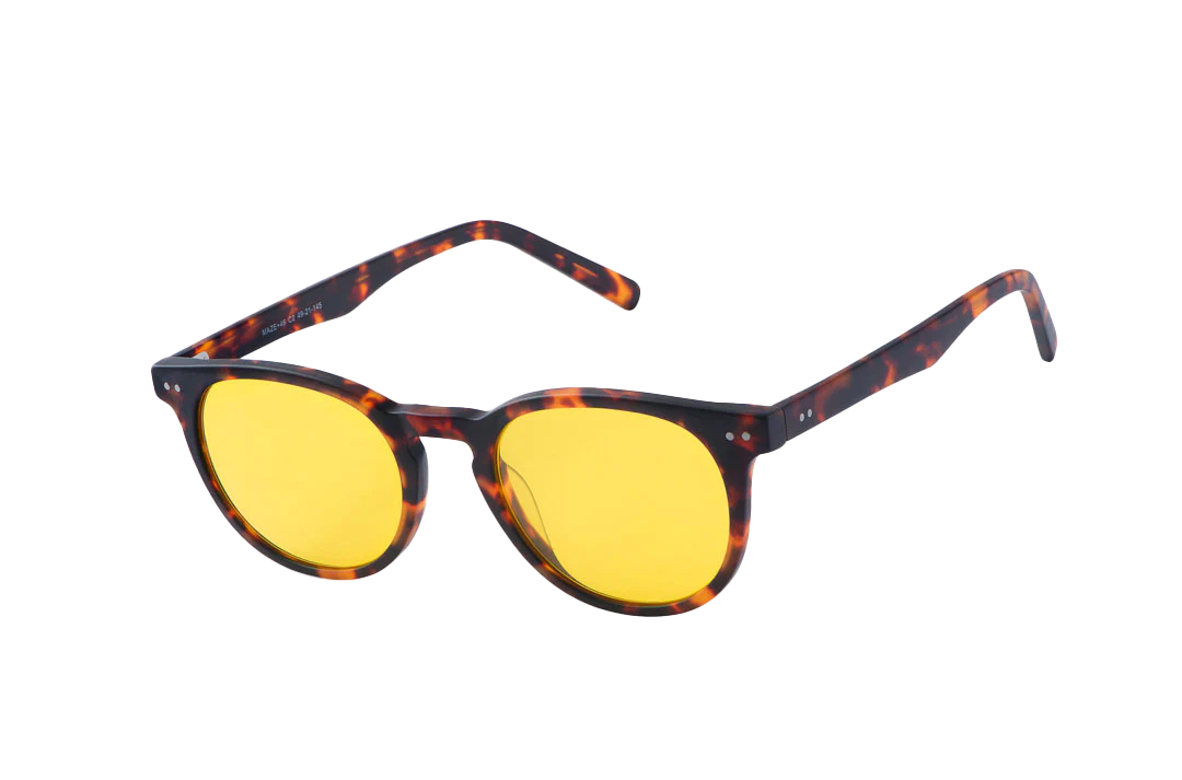 Clarke Light Sensitivity Glasses Readers Angled View