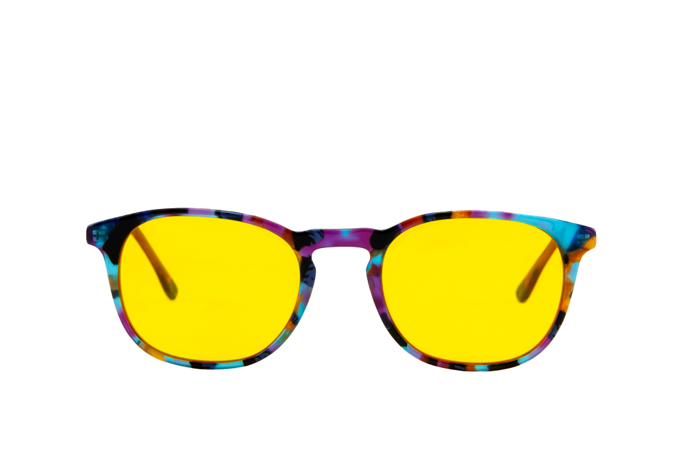 Elsa Light Sensitivity Glasses Front View