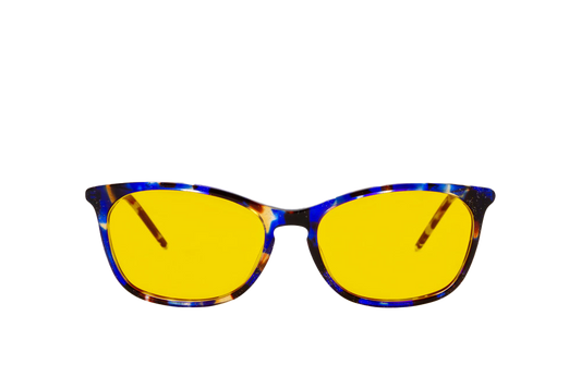 Galaxy Light Sensitivity Glasses Prescription Front View