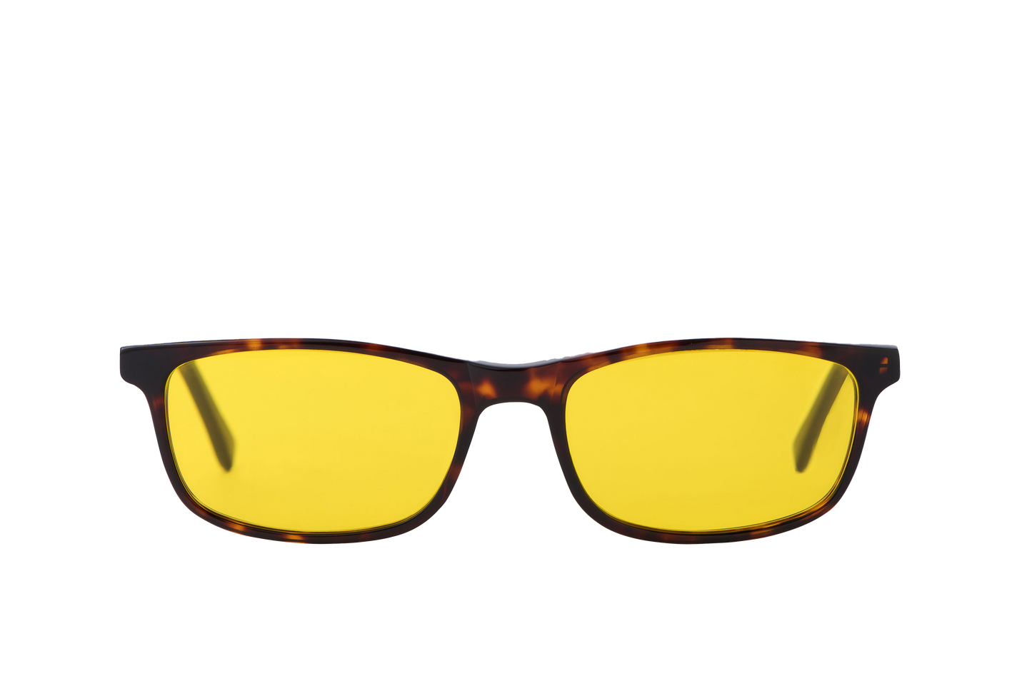 Tortoise Shell Light Sensitivity Glasses Prescription Front View