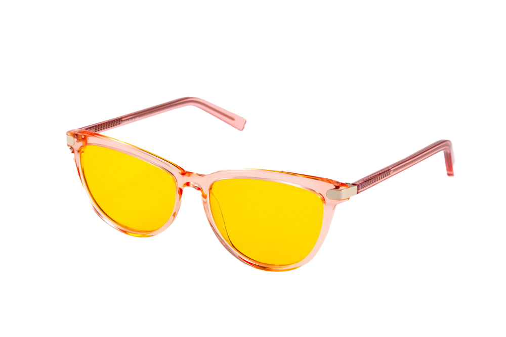 Melissa Light Sensitivity Glasses Readers Angled View