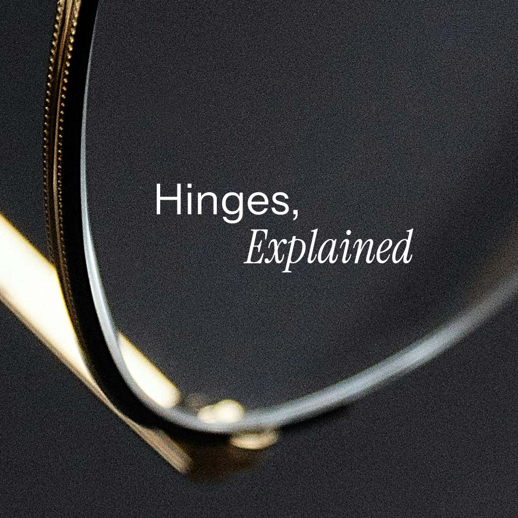 What Are the Different Types of Eyeglass Hinges? – Bon Charge