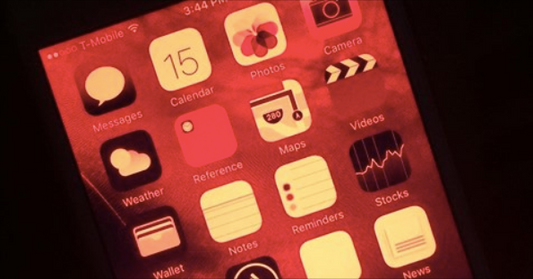 How to Turn Your iPhone Screen Red