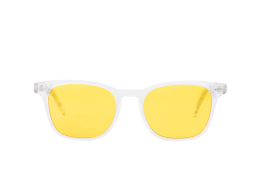 Crystal Light Sensitivity Glasses Readers Front View