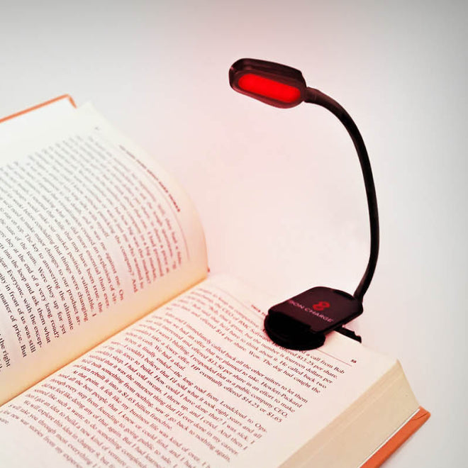 Blue Light Blocking Clip Light On Book