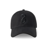Black red light cap with logo