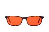 Tortoise Shell Blue Light Blocking Glasses Front View